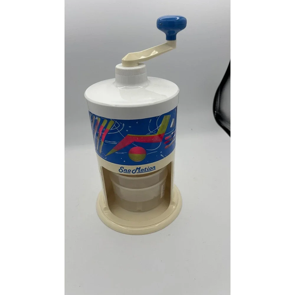 Back to Basics Sno Motion Ice Shaver Unisex OS Blue 90s Retro Snow Cone Maker